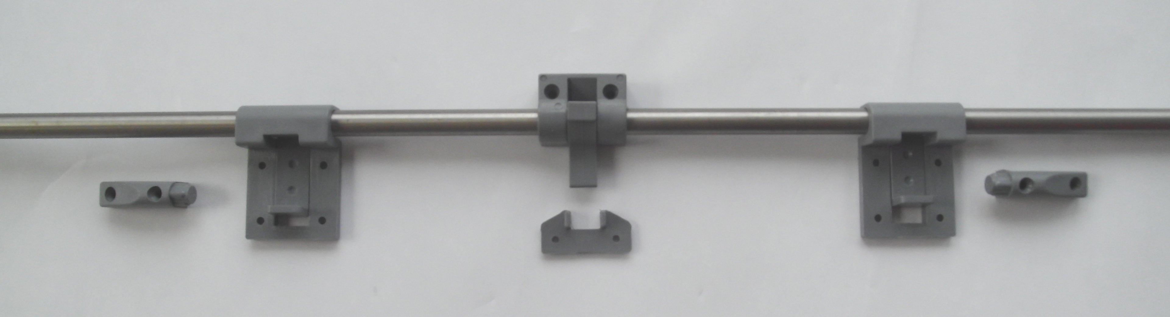 Tischaufnahmesystem Set Tisch Leiste Schiene Rohr verschiebbar 95 cm 57055r NEU