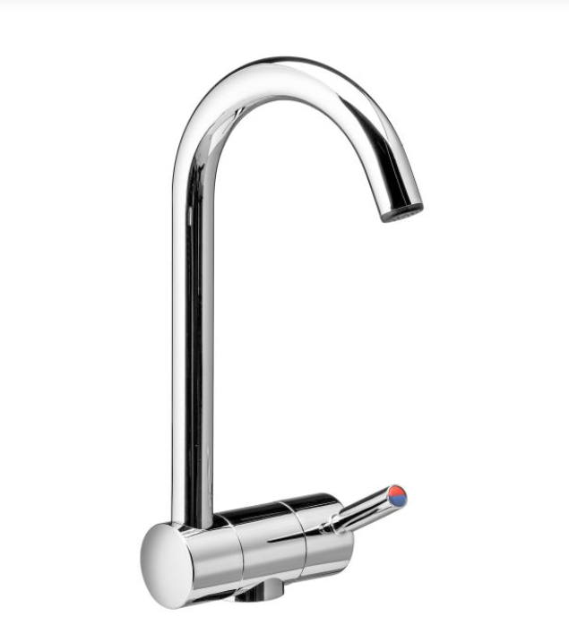 Wasserhahn Reich Trend A chrom hoher Bogen k/w Einhebelmischer 300f225 NEU