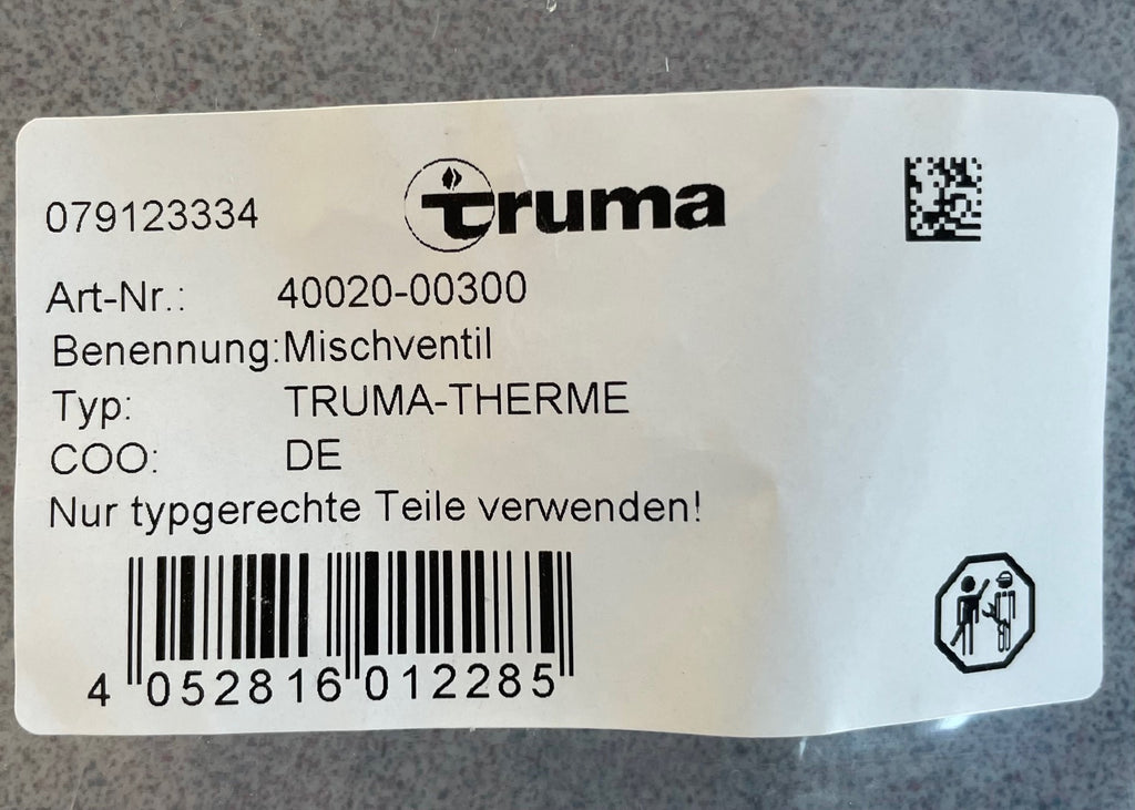 Mischventil Ventil FÜR Truma Therme TT2 TT 2 Elgena Boiler 302f202 NEU