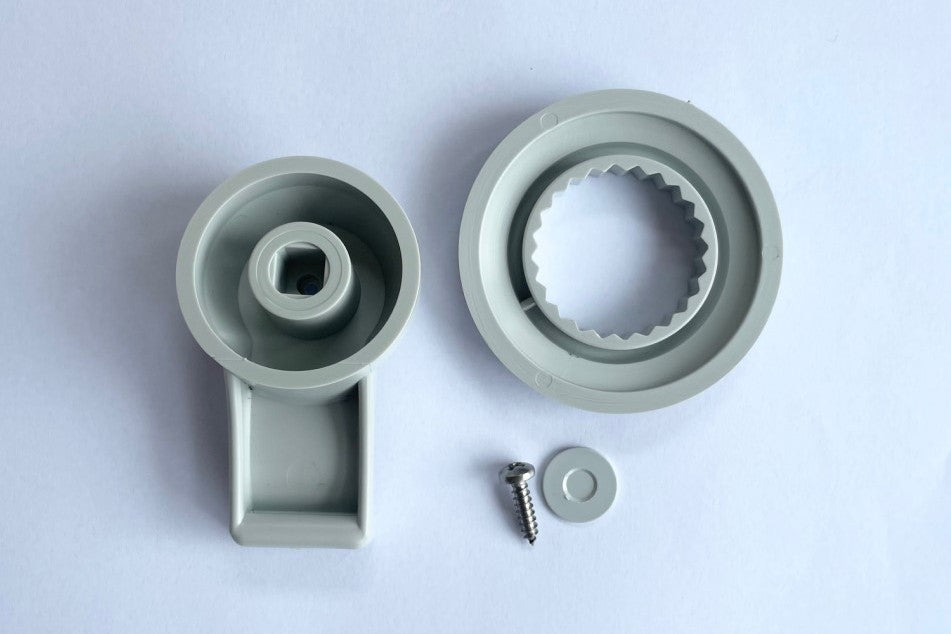Hebel und Rosette Grau für Water Mix Einhebelmischer Barwig Mischer 63047r5 NEU