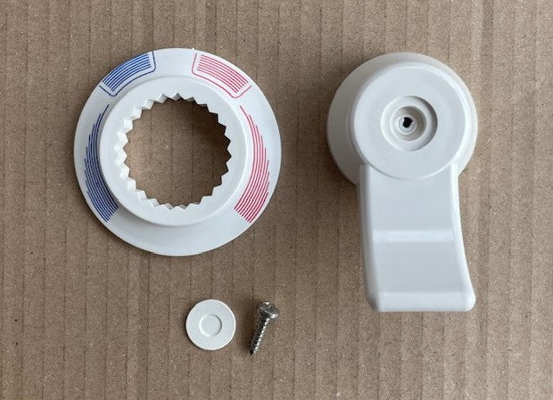 Hebel und Rosette Weiß für Water Mix Einhebelmischer Barwig Mischer 630473r5 NEU