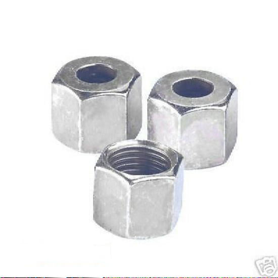 Gas Überwurfmutter 3 St. Mutter 8 mm Rohr Stahl 70154Lg NEU