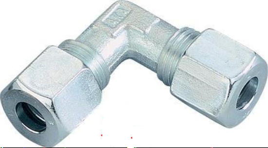 Gas Verschraubung winkel für 10 mm Rohr Gasrohr 310f621-1 Neu