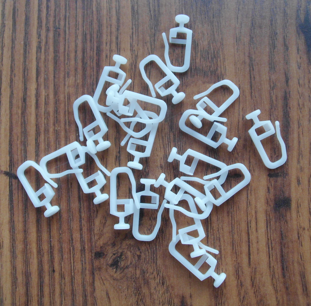 Gardinen Vorhang Gleiter 10er Pack für C Profil Schiene 56127r10 NEU