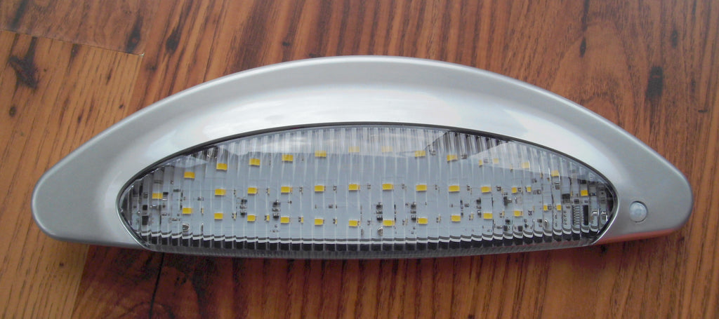 Vorzeltleuchte Lampe silber 36 LED mit Bewegungsmelder 830170r NEU