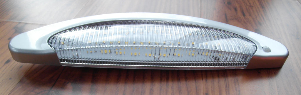 Vorzeltleuchte Lampe silber 36 LED mit Bewegungsmelder 830170r NEU