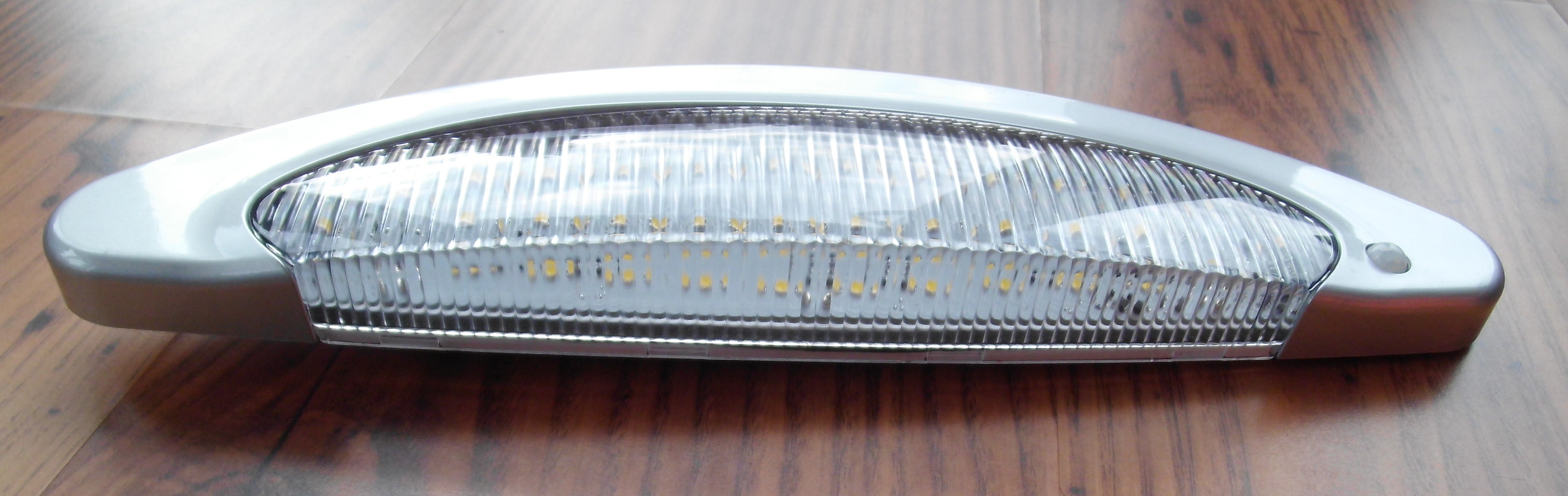 Vorzeltleuchte Lampe silber 36 LED mit Bewegungsmelder 830170r NEU
