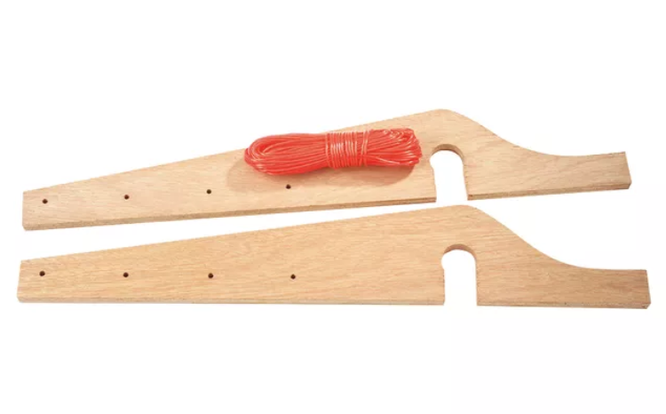 Wäscheleine Wäschetrockner Holz Leine Wäsche waagrecht horizontal 16540m NEU
