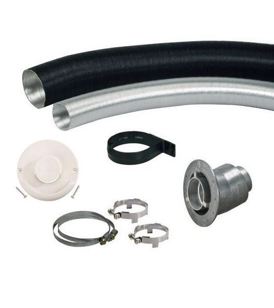 Wandkamin Set E2800/4000 Combi+Schlauch ZR80 creme f. Truma Heizung 309f680+682NEU