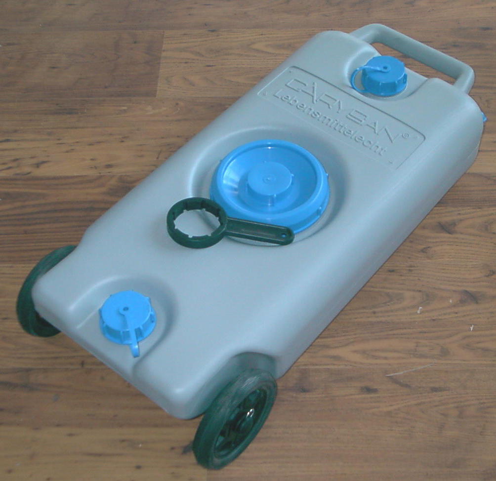 Wassertaxi Aquamobil Wassertank 35 L Abwasser Tank grau 121200b2 NEU