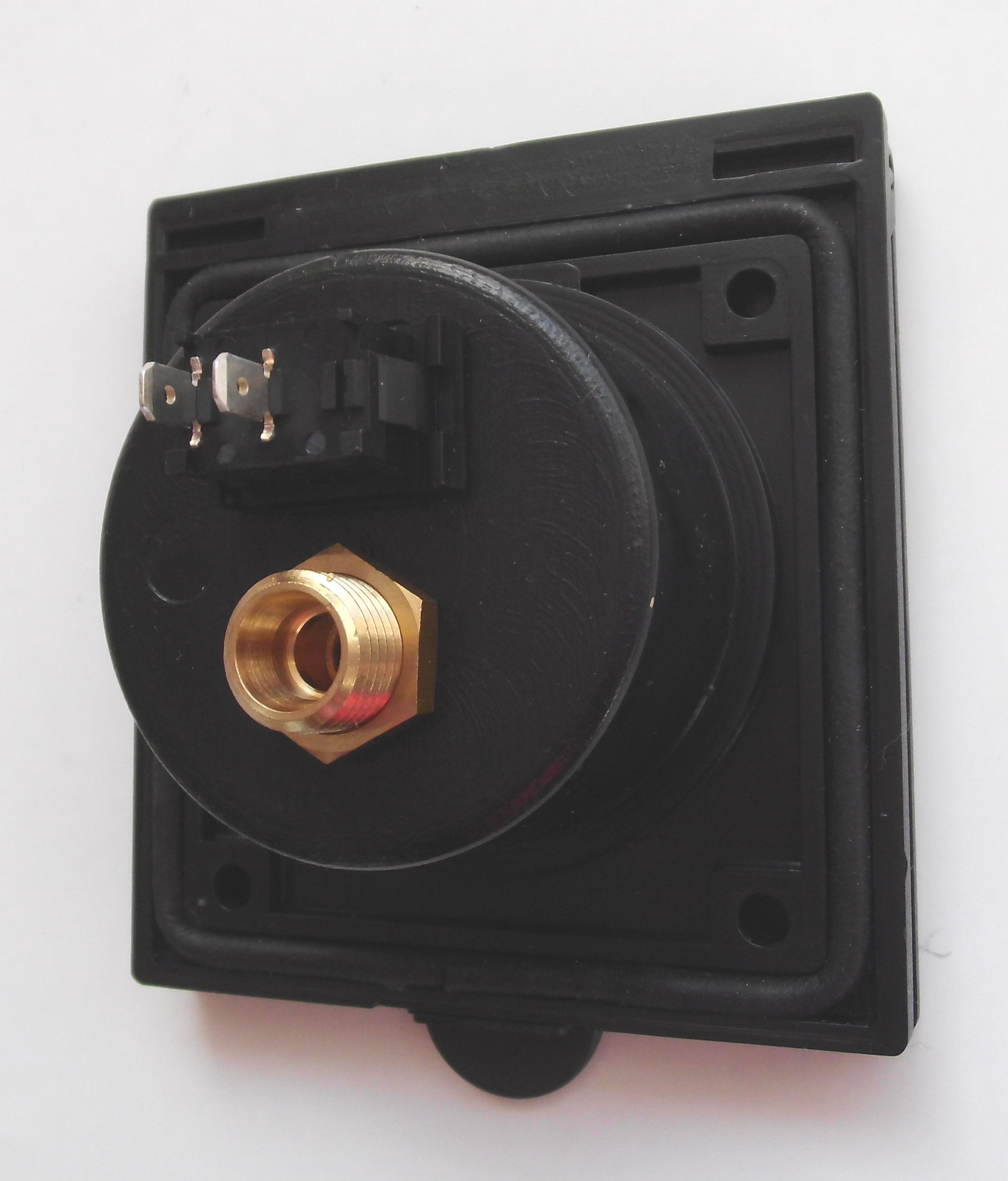 Wassersteckdose schwarz Dusche Außenanschluß Schalter + Kupplung 300f678 NEU