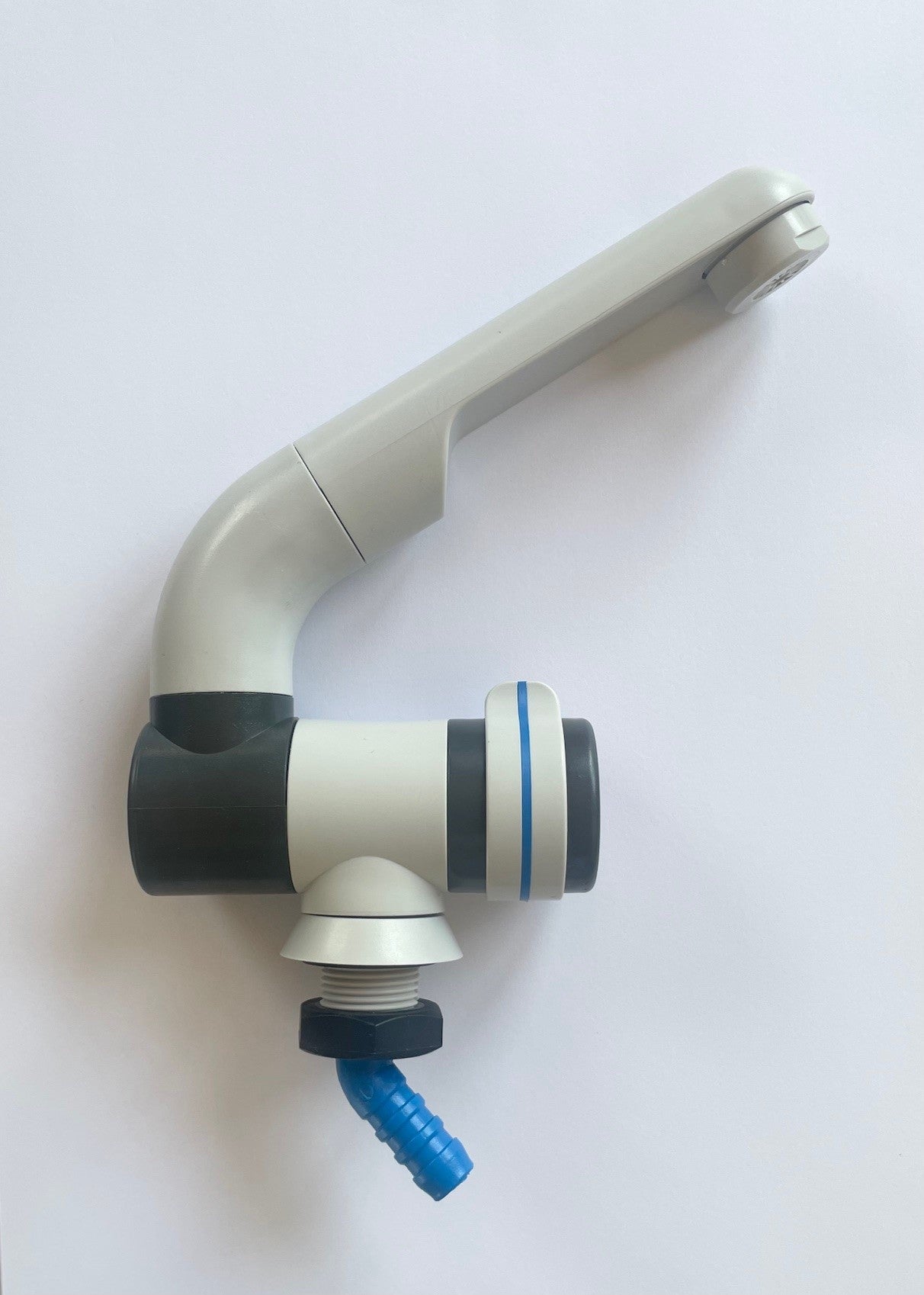 Wasserhahn COMPACT Grau nur kalt Wohnmobil OHNE Microschalter 300f490 NEU
