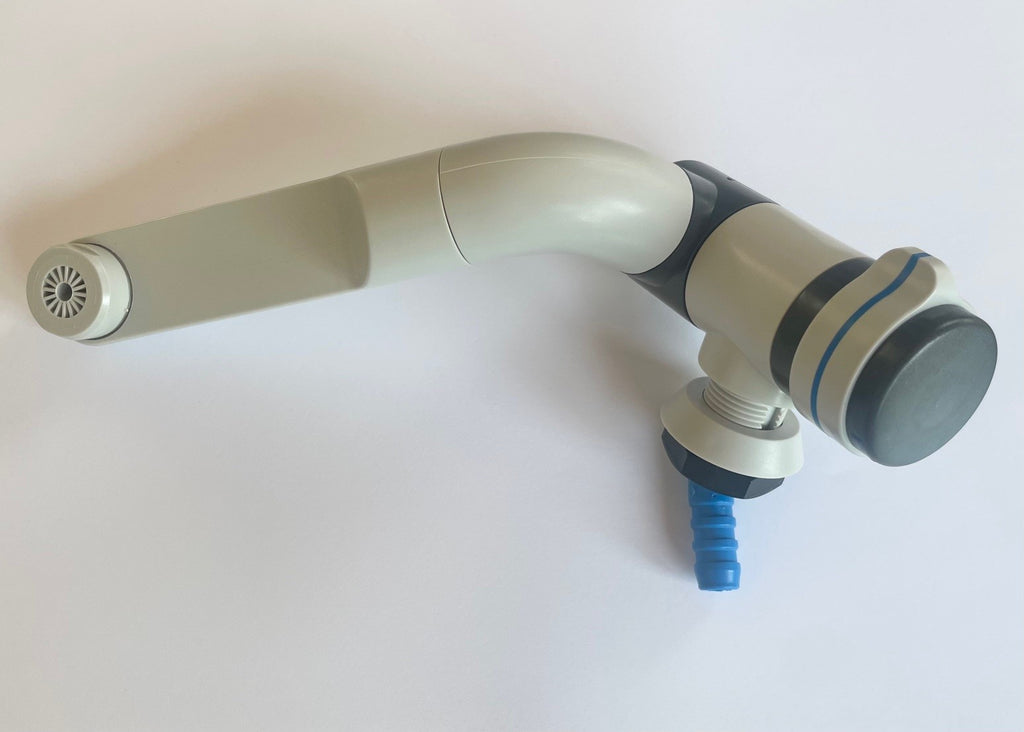 Wasserhahn COMPACT Grau nur kalt Wohnmobil OHNE Microschalter 300f490 NEU