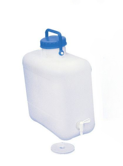 Wasserkanister 16 L Uniboy Trinkwasser Kanister DIN 96 Hahn Griff 77881m NEU