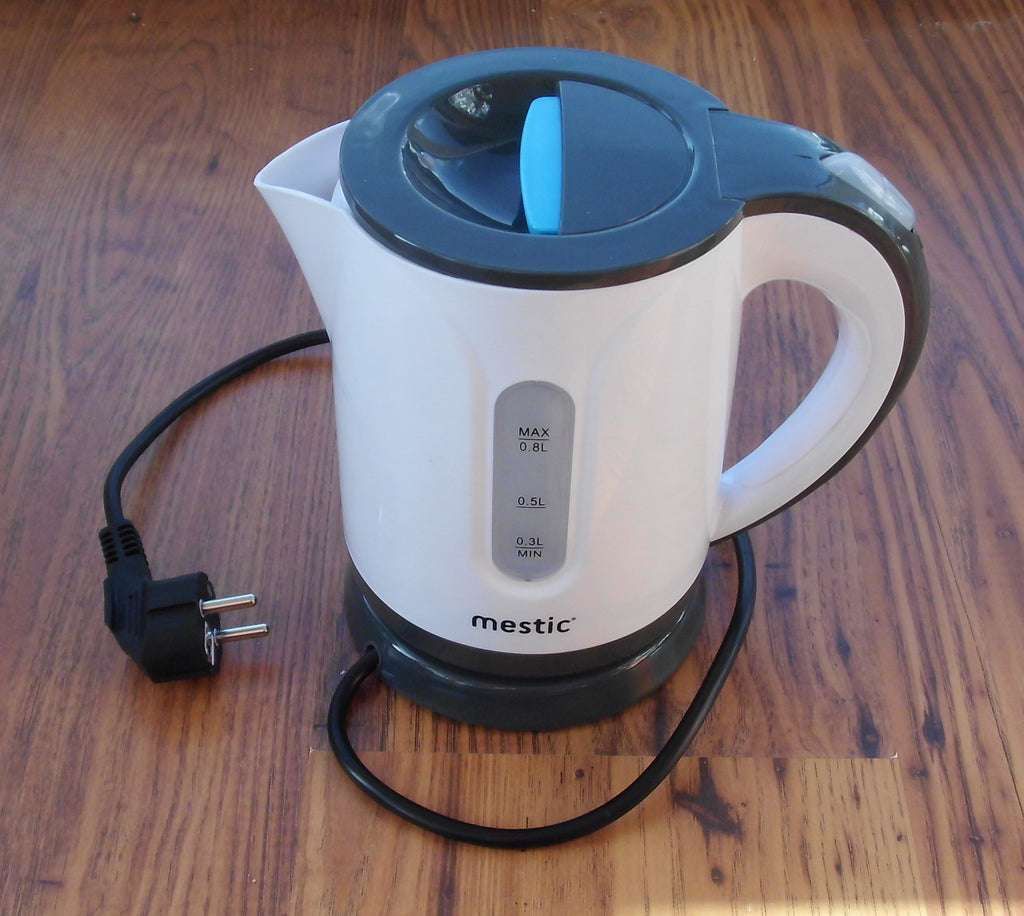 Wasserkocher 0,8 Liter 230 Volt 850 Watt ideal für Campingplatz 81681p NEU