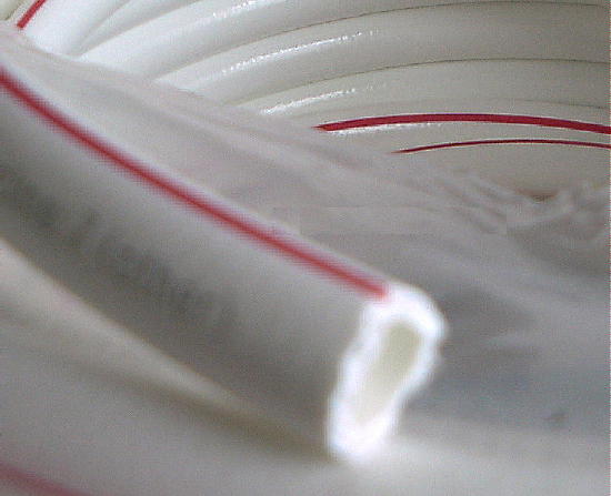 Wasserschlauch Trinkwasser weiß/rot Druckschlauch 10mm innen je Meter 300f254-3 NEU