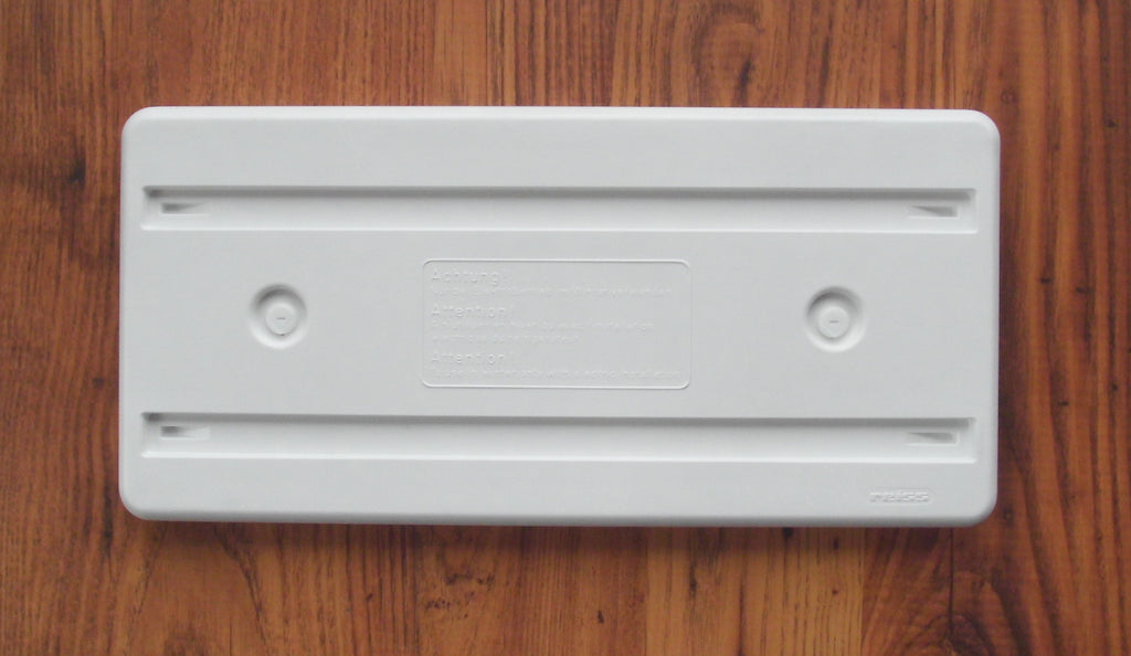 Winterabdeckung + 2 Drehknöpfe bianco für Reiss Lüftungsgitter hoch 140220Lg NEU