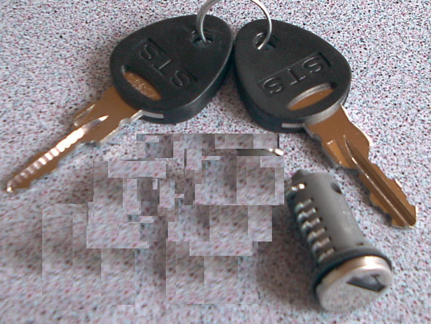 Zylinder 1x und 2 Schlüssel STS Zadi System Schließzylinder 102730b5 NEU