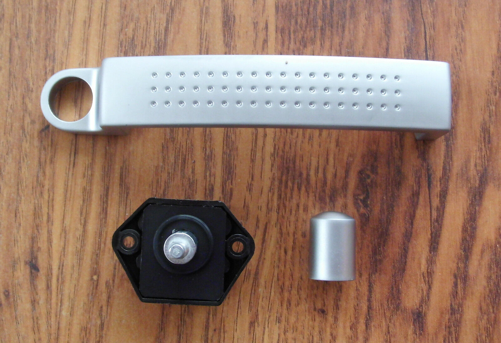 Push Lock Schloss mini mit Metallgriff Möbelgriff silber 200198Lg NEU
