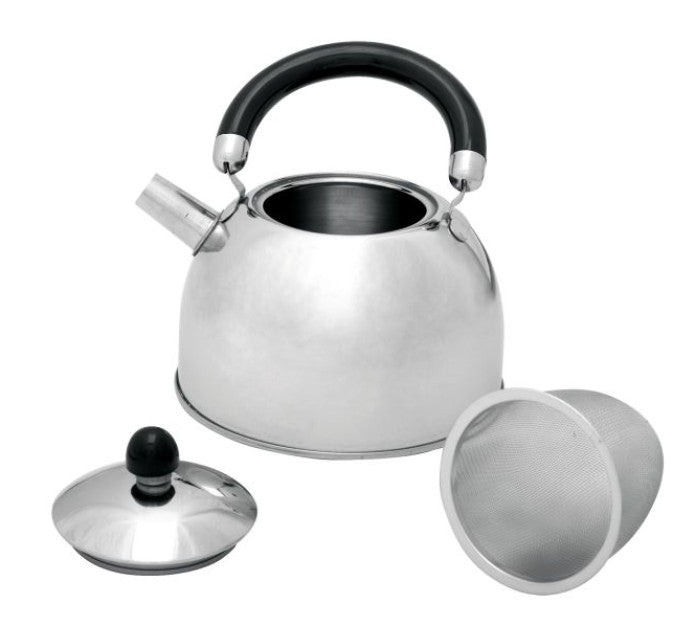 Wasserkessel Kessel 1 L Edelstahl Teekessel mit Sieb 310f562 NEU
