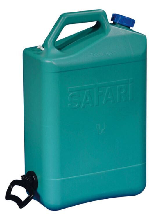 Safari Wasserkanister 23 L Deckel Ausgießer Kanister türkis Griff  129860b2 NEU