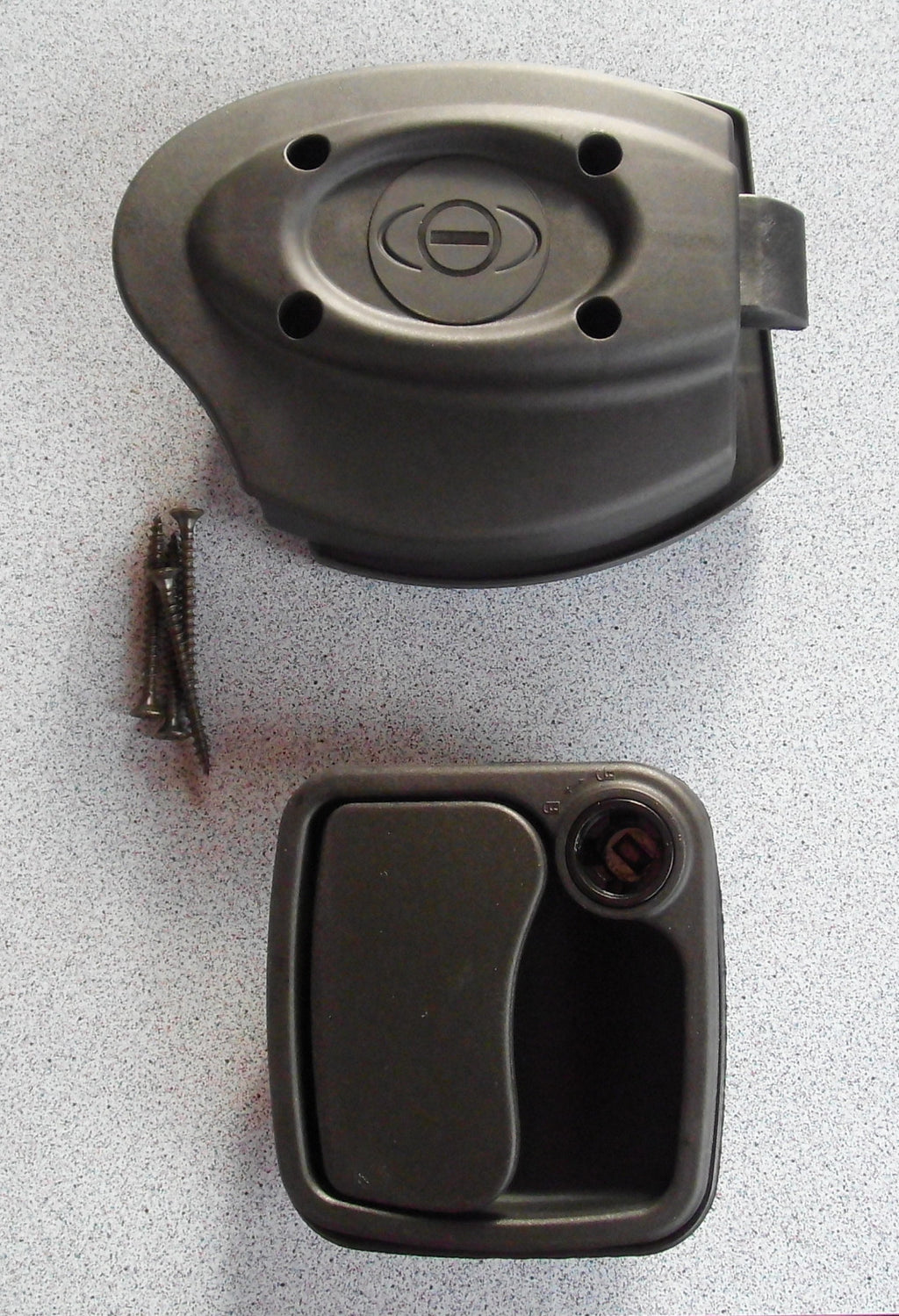 Türschloß schwarz ZADI 34-42mm f. Wohnmobil Wohnwagen Klappen Türen 52644r NEU