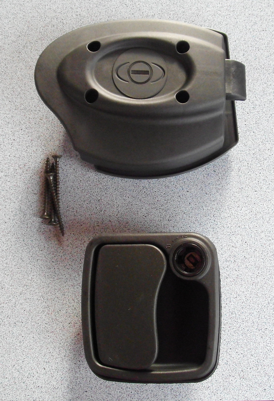 Türschloß schwarz ZADI 34-42mm f. Wohnmobil Wohnwagen Klappen Türen 52644r NEU