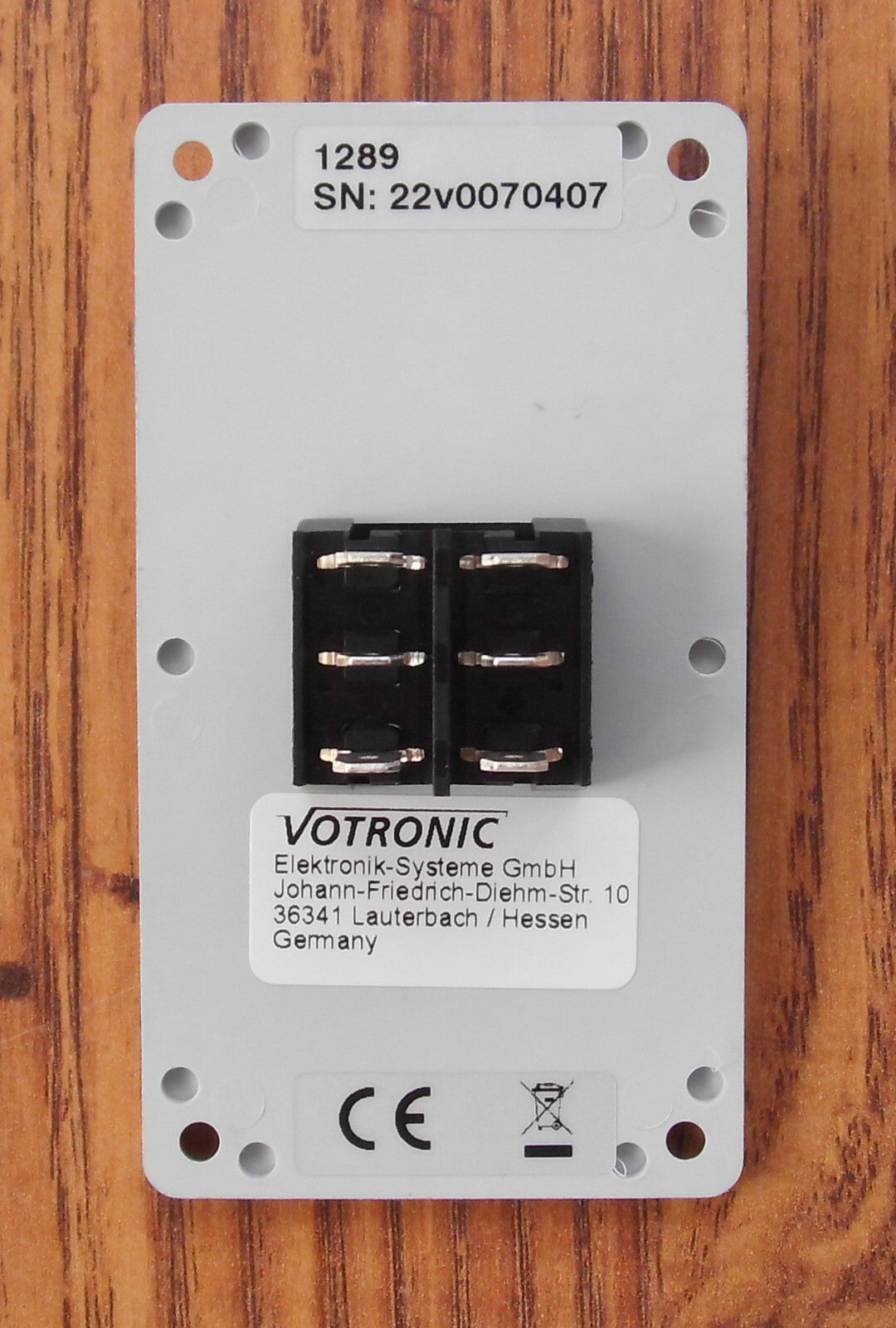 Schalter Panel silber, Votronic für 12 V  801303r NEU