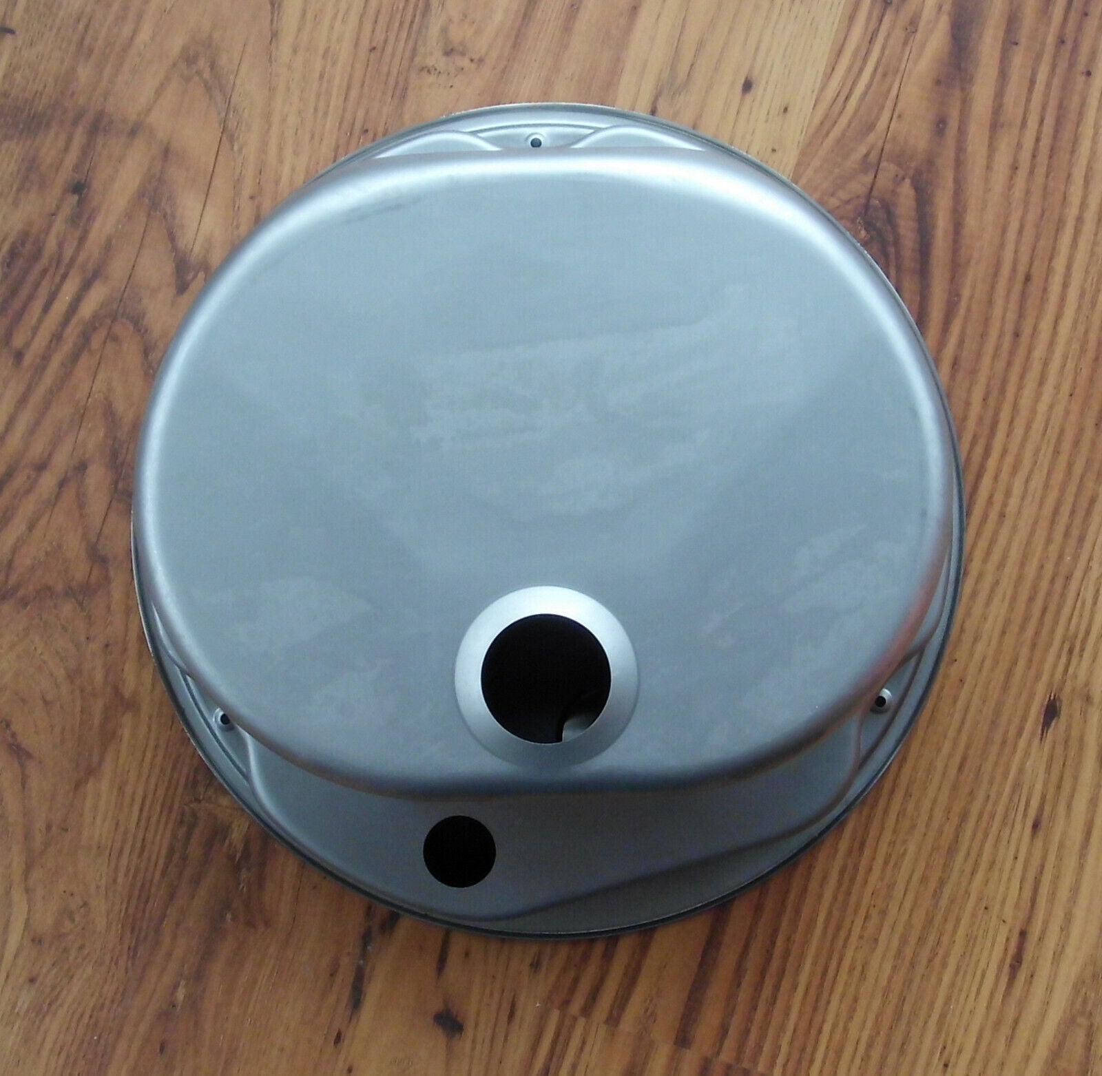 Spülbecken rund Glasabdeckung 40cm Spüle Edelstahl Can LR1770 f.WoMo  41801f NEU