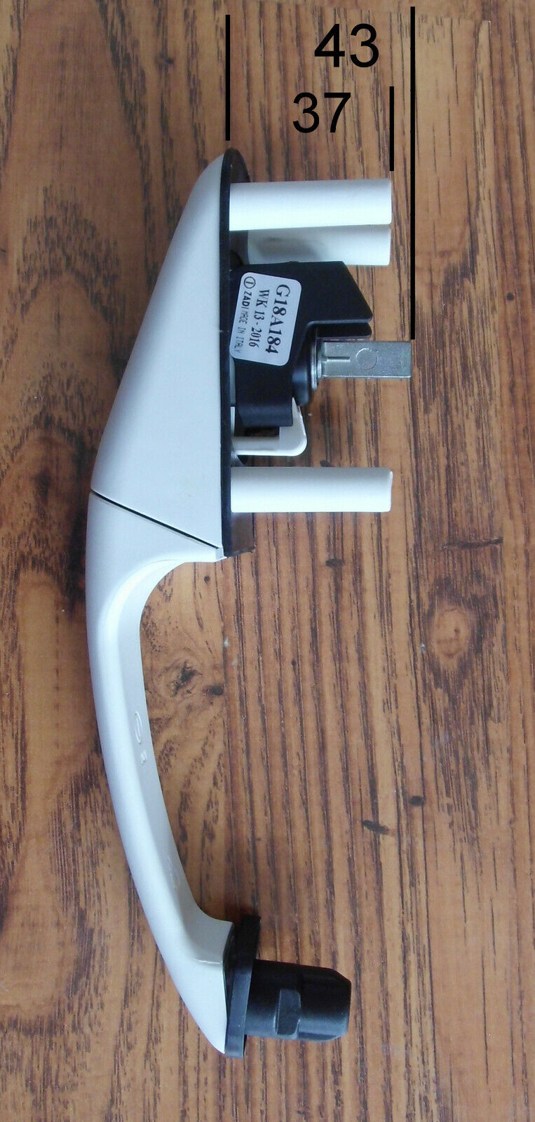 Schloss Türschloss ZADI Außen + Innen weiß für div. Wohnmobile 52602r NEU