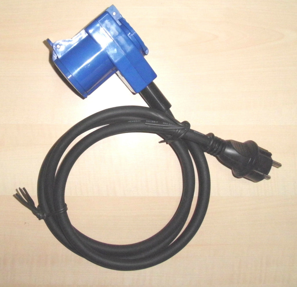 Adapterleitung Adapter Kabel CEE Winkel Kupplung Schuko Adapterkabel 82020r NEU