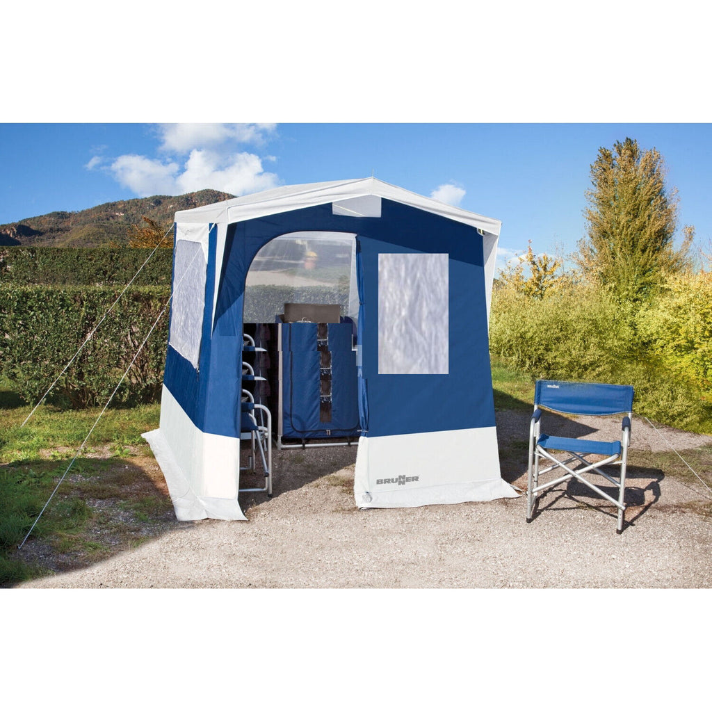Gerätezelt Küchenzelt Gusto 1 blau grau 150x150 cm Vorzelt Zelt 13089f NEU