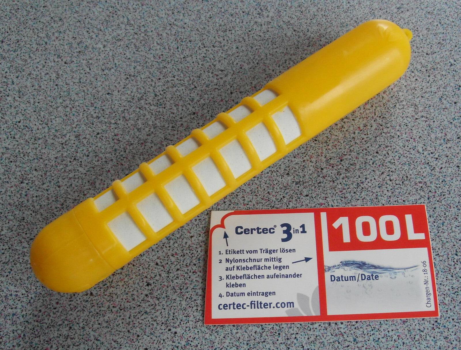 Certec Kapsel von Lilie bis 100 Liter Tank Wasserentkeimung 3 in 1  300f985 NEU
