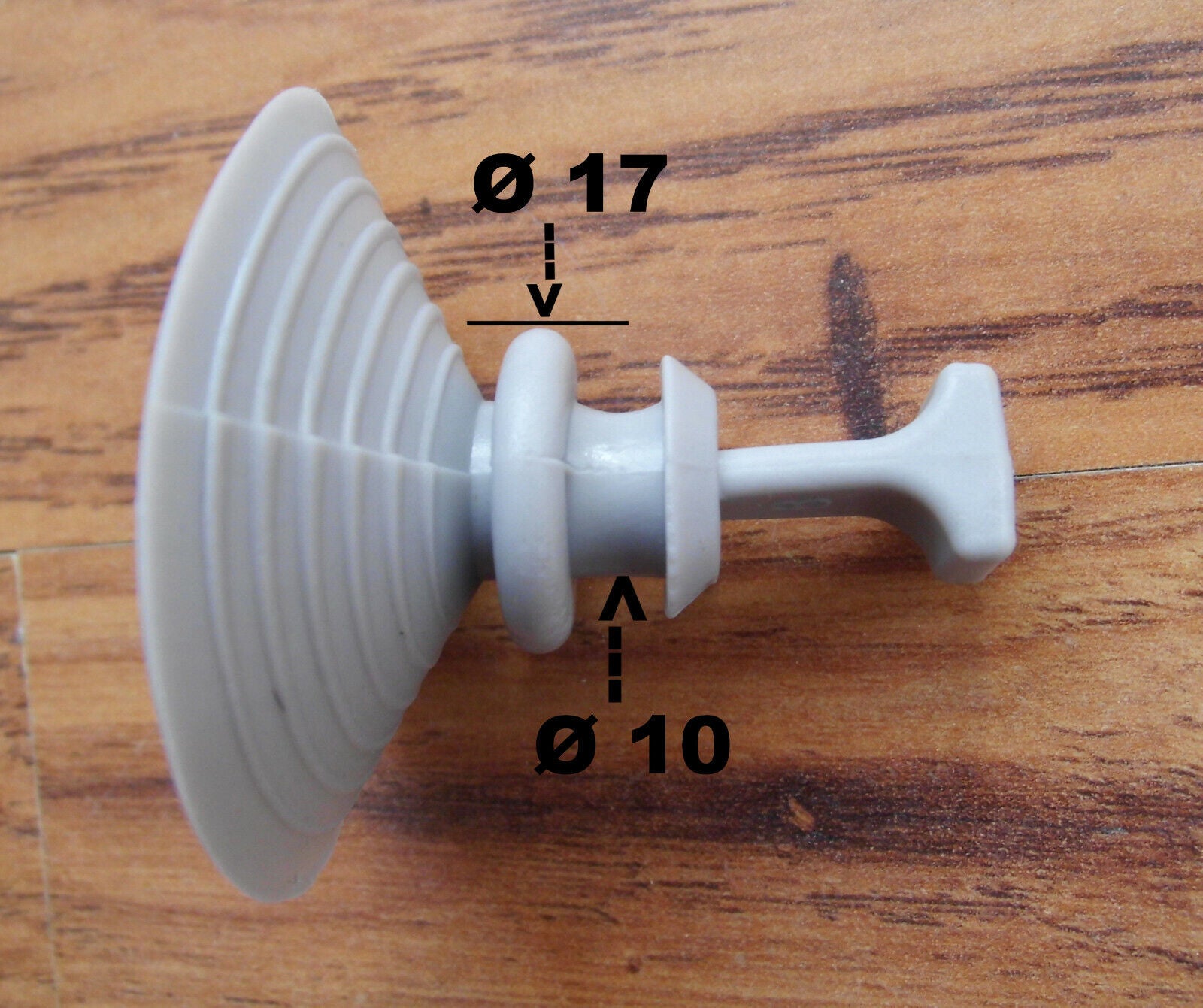 Sauger 3x ≙4,92€/St. für Thermomatten Saugnapf Saugnäpfe grau 37277r NEU