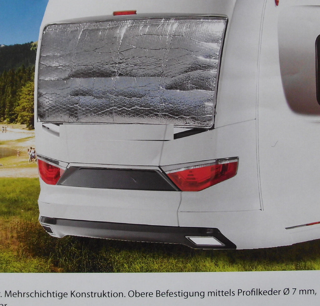 Thermomatte Isoliermatte 110 x 75 cm Wohnwagen Fenster Kederschiene 90787Lg NEU