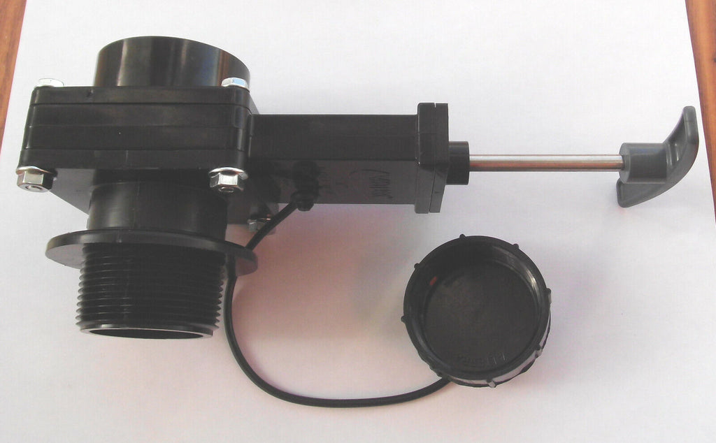 Ablass Schieber Ventil 1,5 Zoll Abwasser System  73703m  NEU