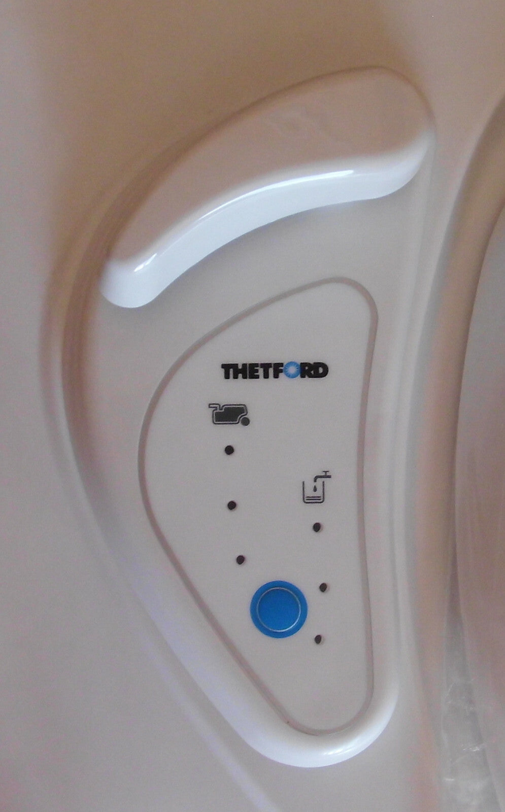 Thetford Cassetten Toilette C402 RECHTS WC weiß Wasserstandanzeige 301f033-R NEU
