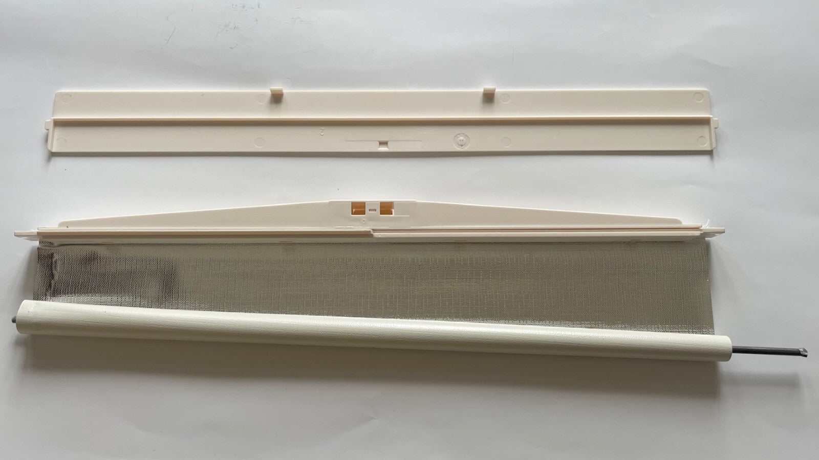 Ersatzrollo Verdunkelung FÜR Dachhaube 40x40 MPK 42K,46K Cremeweiß 206f291 NEU