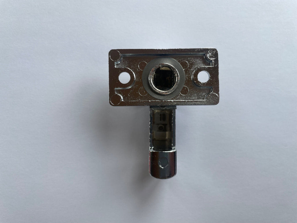 Türvorreiber Metall 18mm hoch verchromt Riegel Tür Schloss  129400b5 NEU