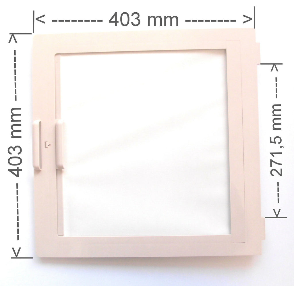 Ersatzrollo Moskitonetz Rahmen FÜR Dachhaube 40x40 MPK 42,46 CremWeiß 111063b3