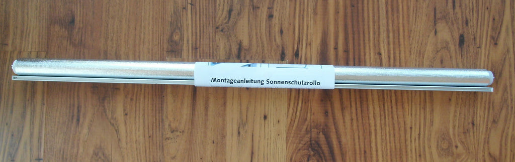 REMIsun Spring Rollo Verdunkelung Nennmaß 870 x 600 Alu / Weiß  88603f NEU