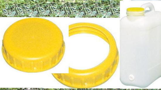 Wasserkanister 19 L Weithalskanister Deckel DIN 96 Kappe Ring Kanister 72605mNEU