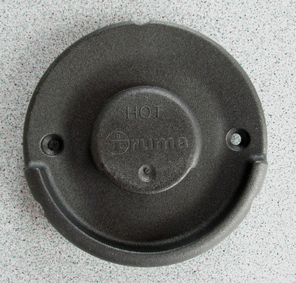 Wandkamin Außenteil WK schwarz f. trumatic E 2400 Truma Gas Heizung  309f691 NEU