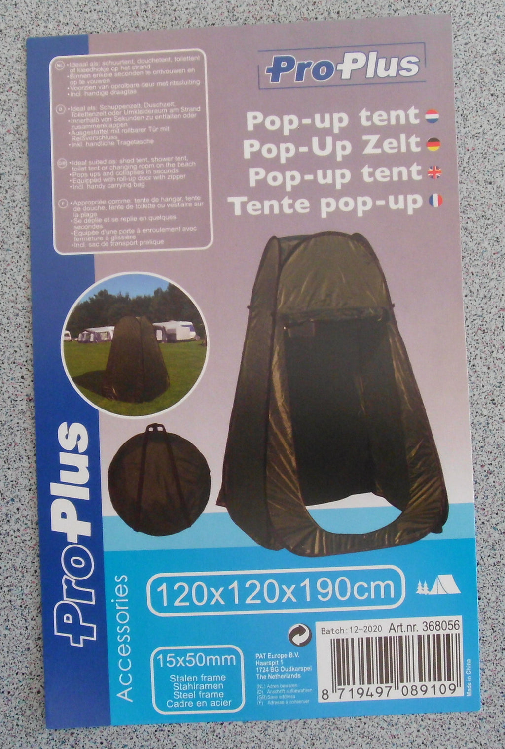 Badekabine Pop Up Umkleide 120 x 120 Duschzelt WC Zelt 14174p NEU