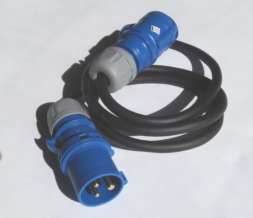 CEE Verbindungsleitung Kabel Stecker Kupplung Adapterkabel 1,5m 143540b NEU