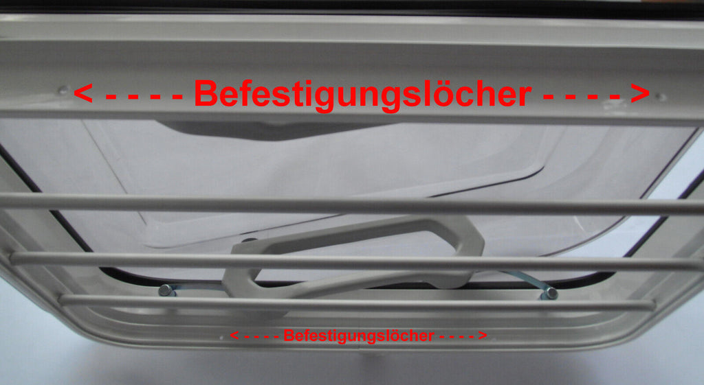 Dachluke Dachhaube rauchfarben für Ausschnitt 35 x 50 cm Gitterstäbe 36020r4 NEU