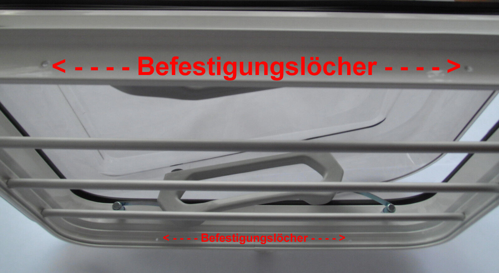 Dachluke Dachhaube rauchfarben für Ausschnitt 35 x 50 cm Gitterstäbe 36020r4 NEU