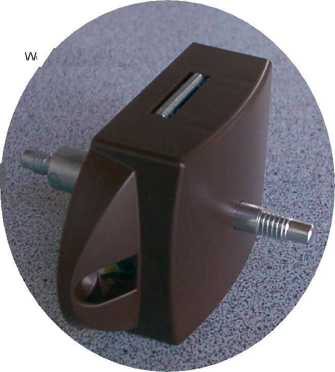 Push Lock + Stangen Schloss beidseitig braun Schlösser komplett 200296Lg NEU