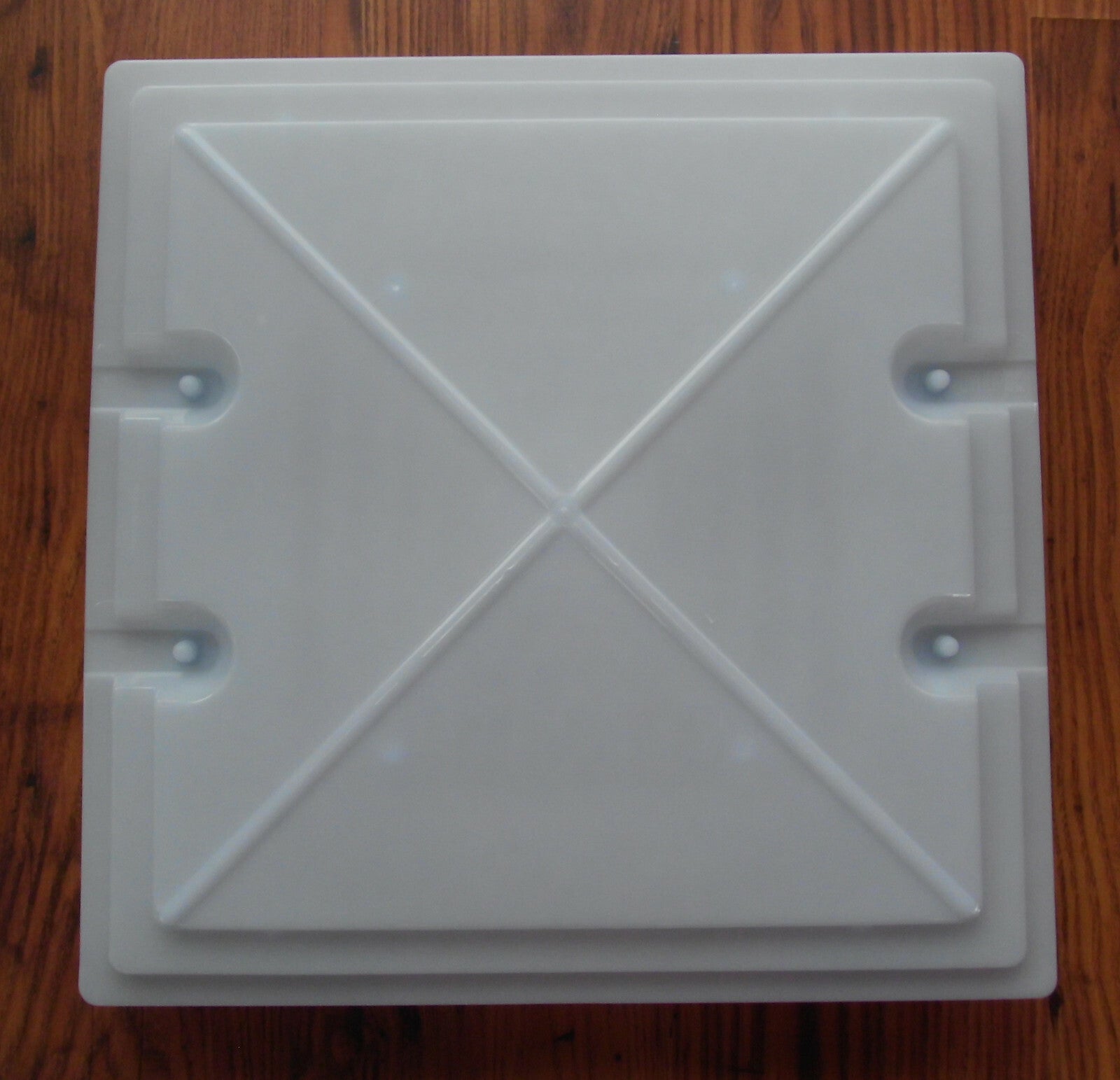 Ersatzglas FÜR Dachhaube 40 x 40 MPK 42 Dachluke Ersatzhaube GRAU 140766Lg NEU