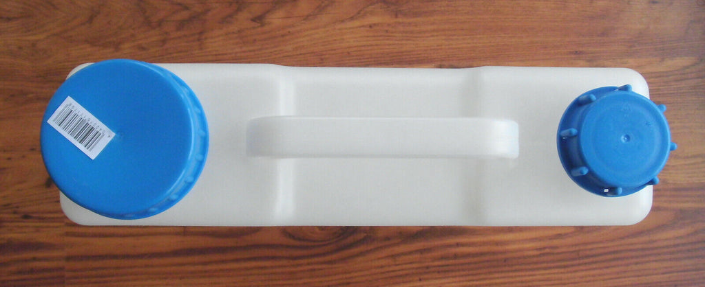 Wasserkanister Din 96+61, schmal 20 L Abwassertank 2 Öffnungen Deckel 60086m NEU